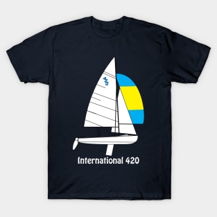 International 420 Sailboat T-Shirt